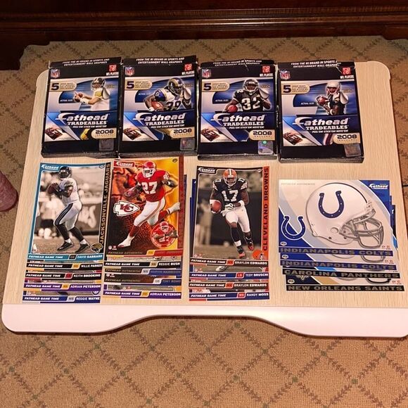 NFL Fathead cards 2008 inaugural edition - Picture 1 of 10